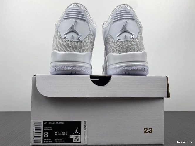 Cheap MAX White' Retro 'Triple PS 3 429487-111 Jordan Air 0704